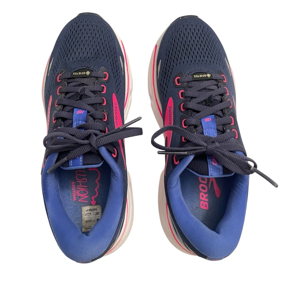 Brooks Womens Ghost 15 Dark Blue Running Shoes Size 6.5 Medium (B, M) - Picture 3 of 13